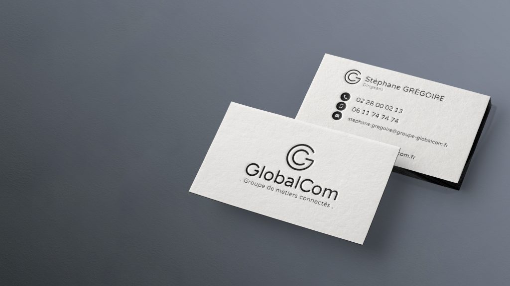 Logo et carte de visite Globalcom by DGGD