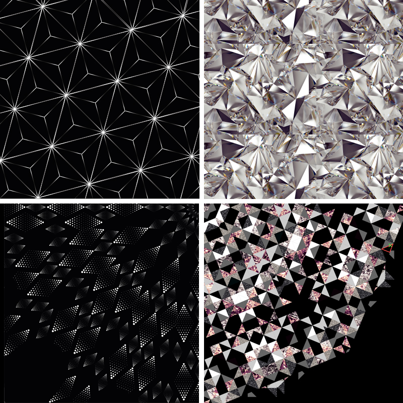 pattern design diamants pour Cartier