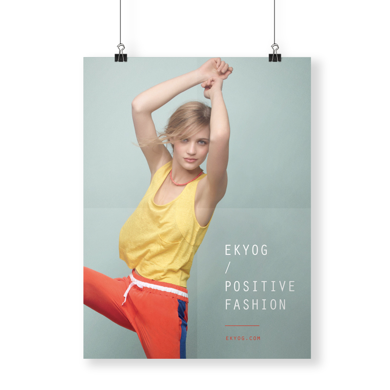 affiche Ekyog positive fashion by DGGD