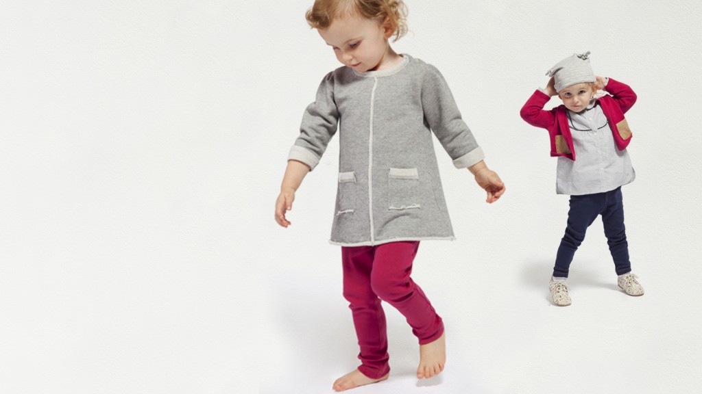 Ekyog collection bébé, robe blouse, gilet, bonnet by DGGD