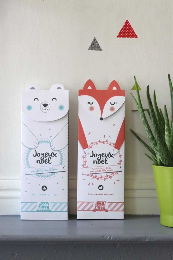 création boite cadeau enfant Agent Paper by DGGD